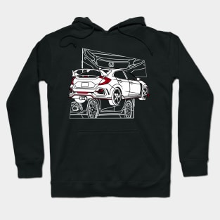 Civic Type R Angles Hoodie